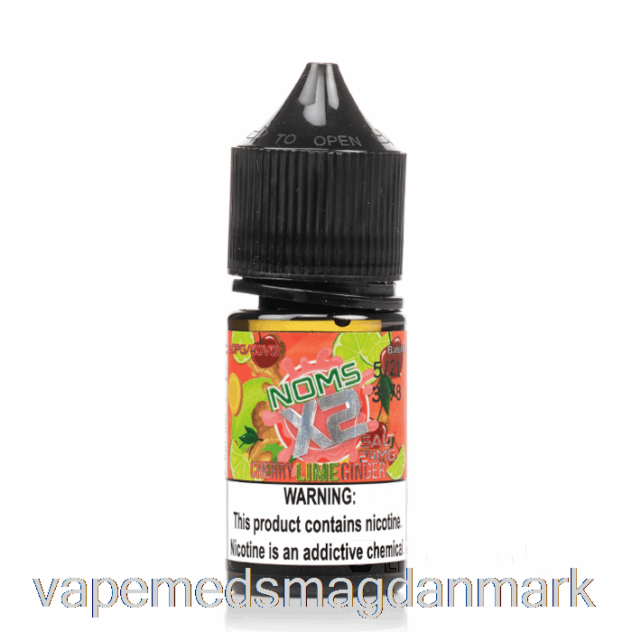 Vape Med Smag Kirsebær Lime Ingefær Salt - Nomenon E-væsker - 30ml 48mg